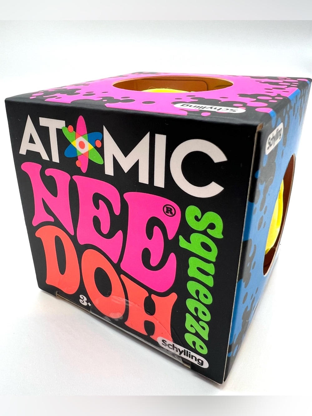 🌟Authentic RARE Collectible Atomic NeeDoh Squishy - Yellow & Pink